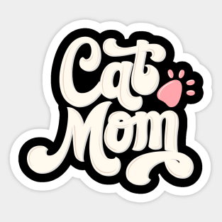 Cat Mom Sticker